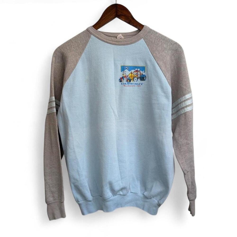 Vintage 80s DuPont Sand Dunes Two Tone Sweatshirt Off Roading Mens L Racing